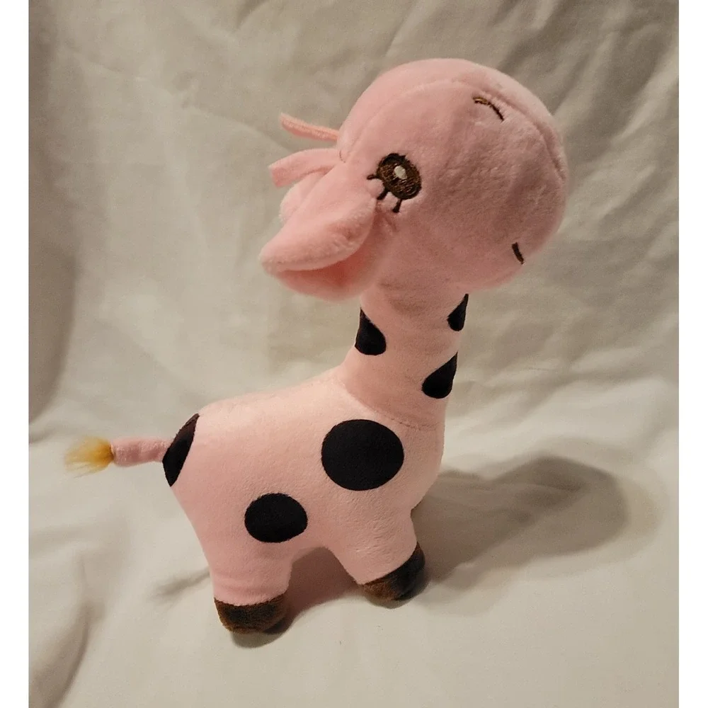 BABY GIRAFFE Pink w/Polka Dots 9